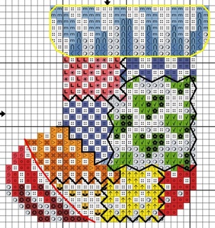 Схема "Пэчворк сапожок" (ссылка на скачивание бесплатной схемы + комплект материалов)