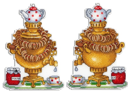 Богатый самовар (пластиковая канва)