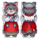 Кошка Мурка (пластиковая канва)