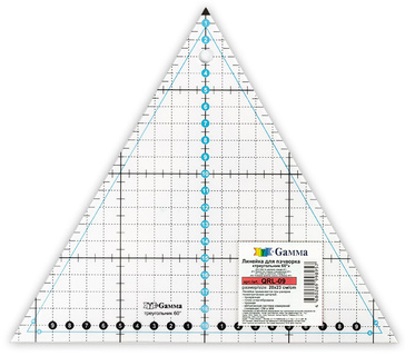 QRL-09 Линейка для пэчворка 20 x 23 см