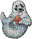Брошь. Белёк ("Живая картина")