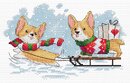 Будем вовремя (12*20 см) (корги)